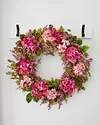 Outdoor Pink Hydrangea Berry Wreath by Balsam Hill SSC