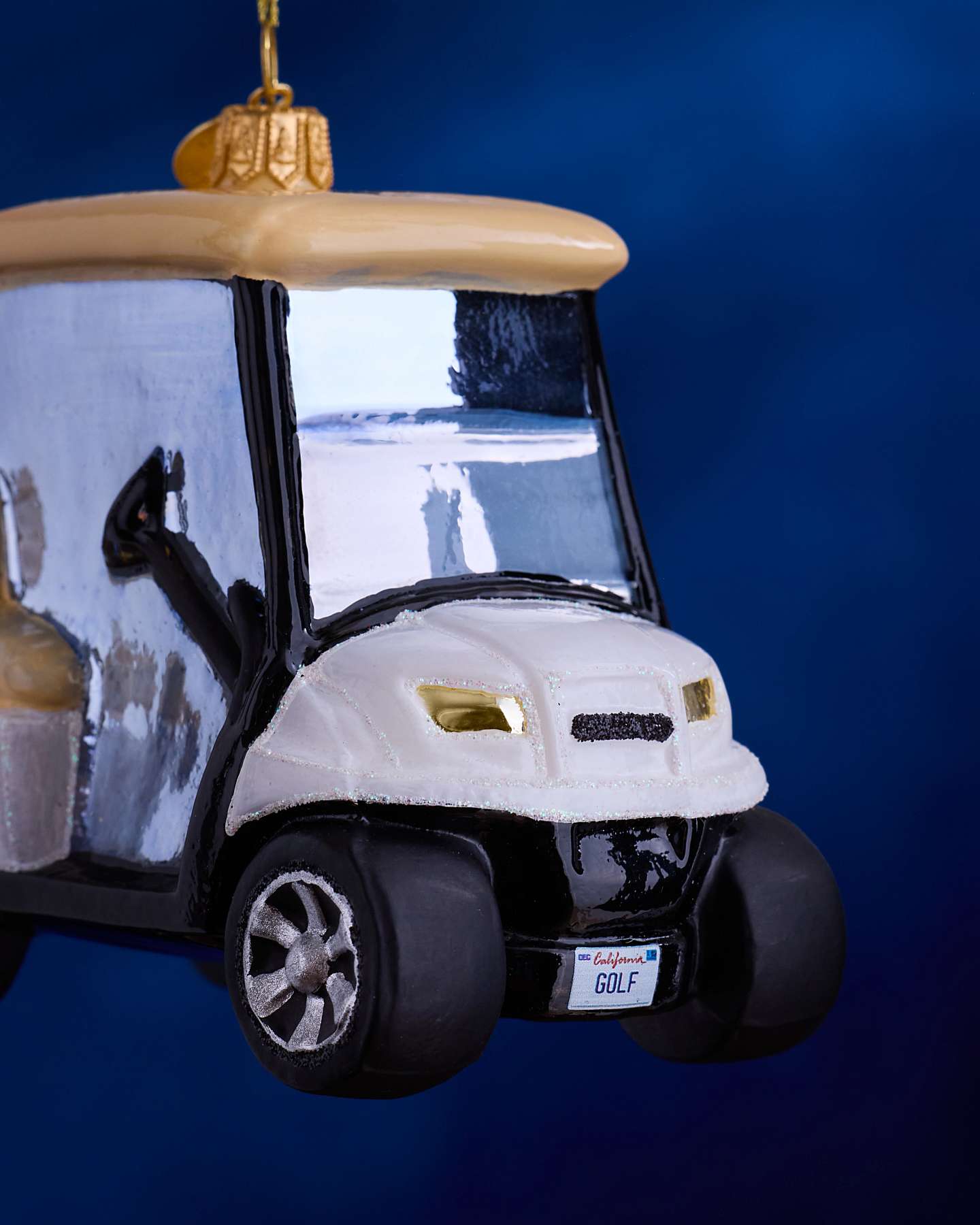 Balsam Hill Studio Golf Cart Ornament