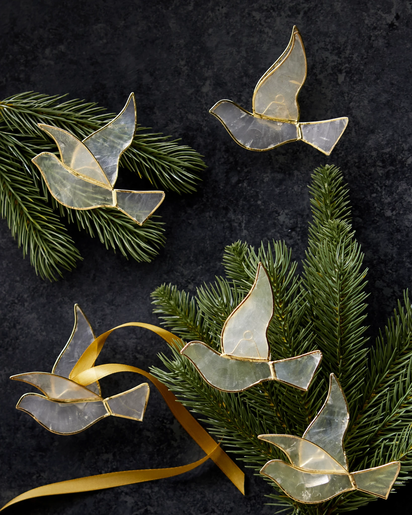 Balsam Hill Dove Capiz Ornament - Thumbnail 2