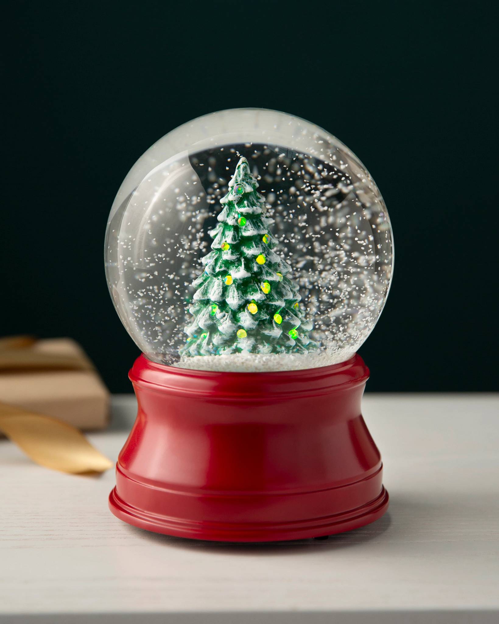 22 best outdoor christmas tree decorations and designs for 2021 Color Changing LED Tree Musical Snow Globes | Balsam Hill