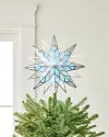 11in Blue Double Sided Starburst Tree Topper by Balsam Hill