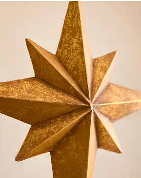 Antique Gold Bethlehem Star Tree Topper Antique Gold Bethlehem Star Tree Topper