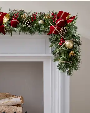 Künstliche Weihnachtsgirlanden ab 275 cm bis 305 cm
