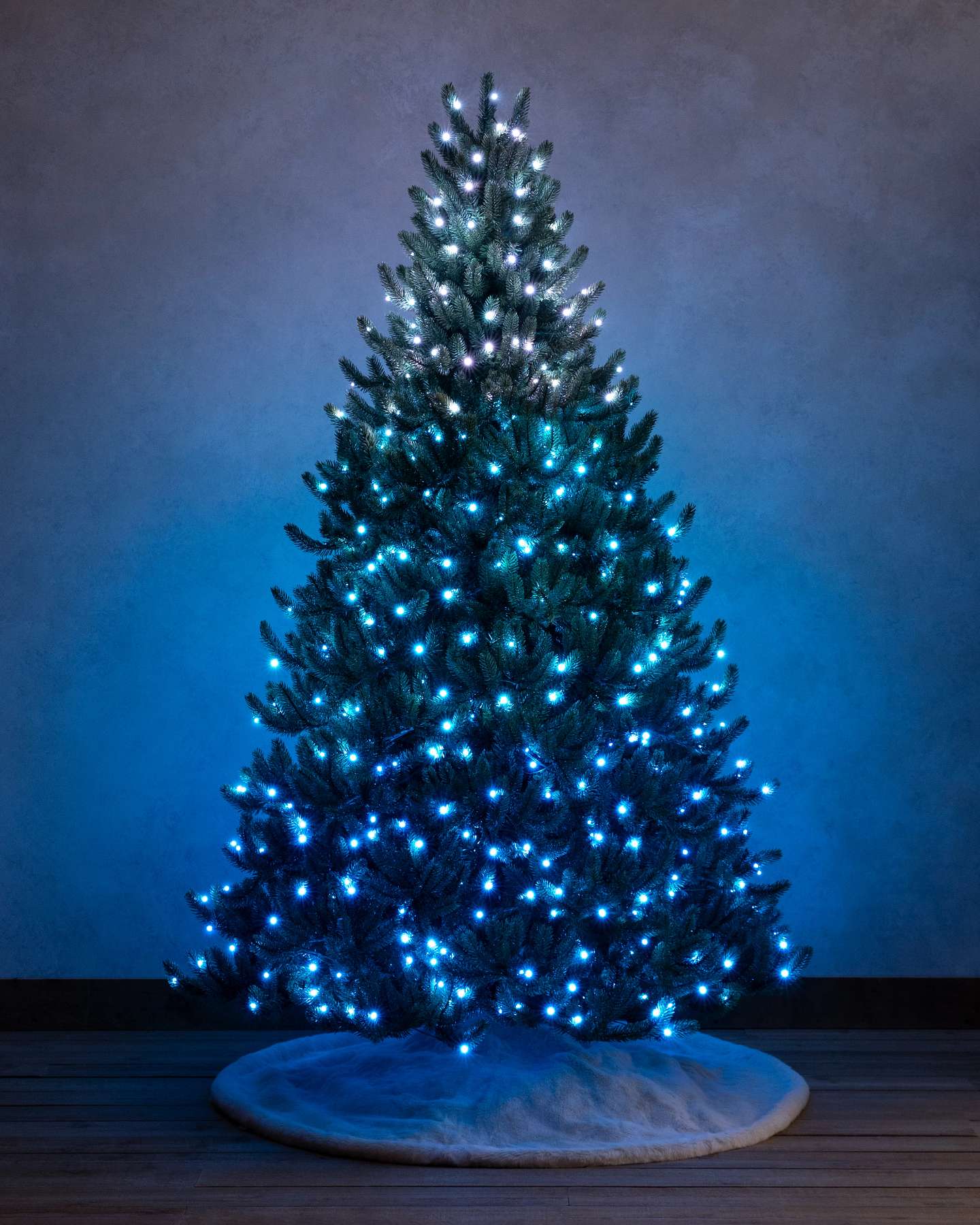 Balsam Hill Vermont White Spruce Artificial Christmas Tree Styled for Christmas Eve