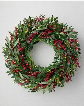 Evergreen Pepper Berry Wreath Evergreen Pepper Berry Wreath