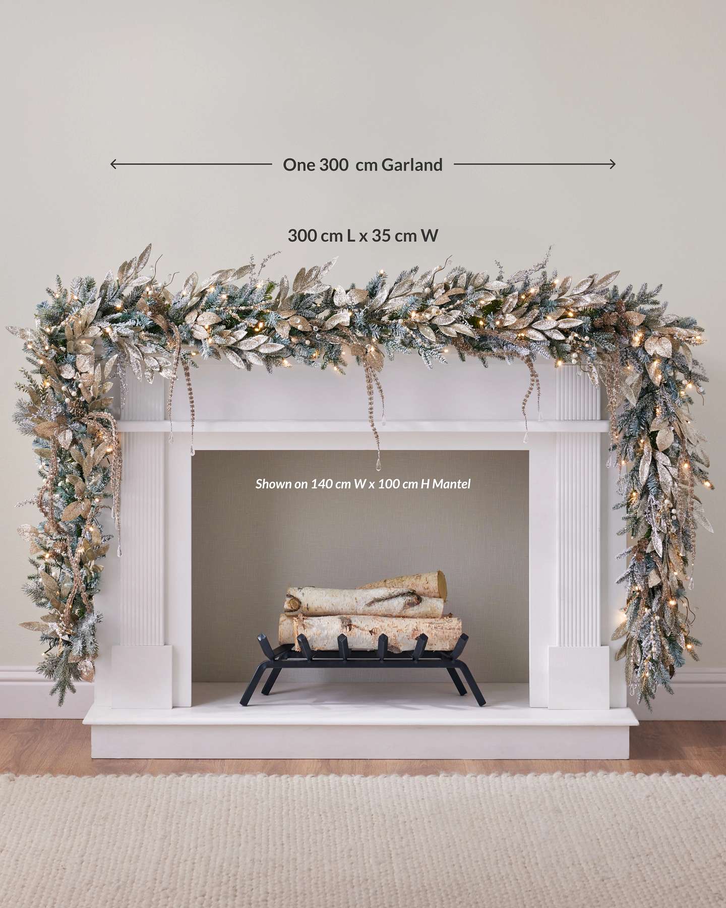 Champagne & Crystal Garland