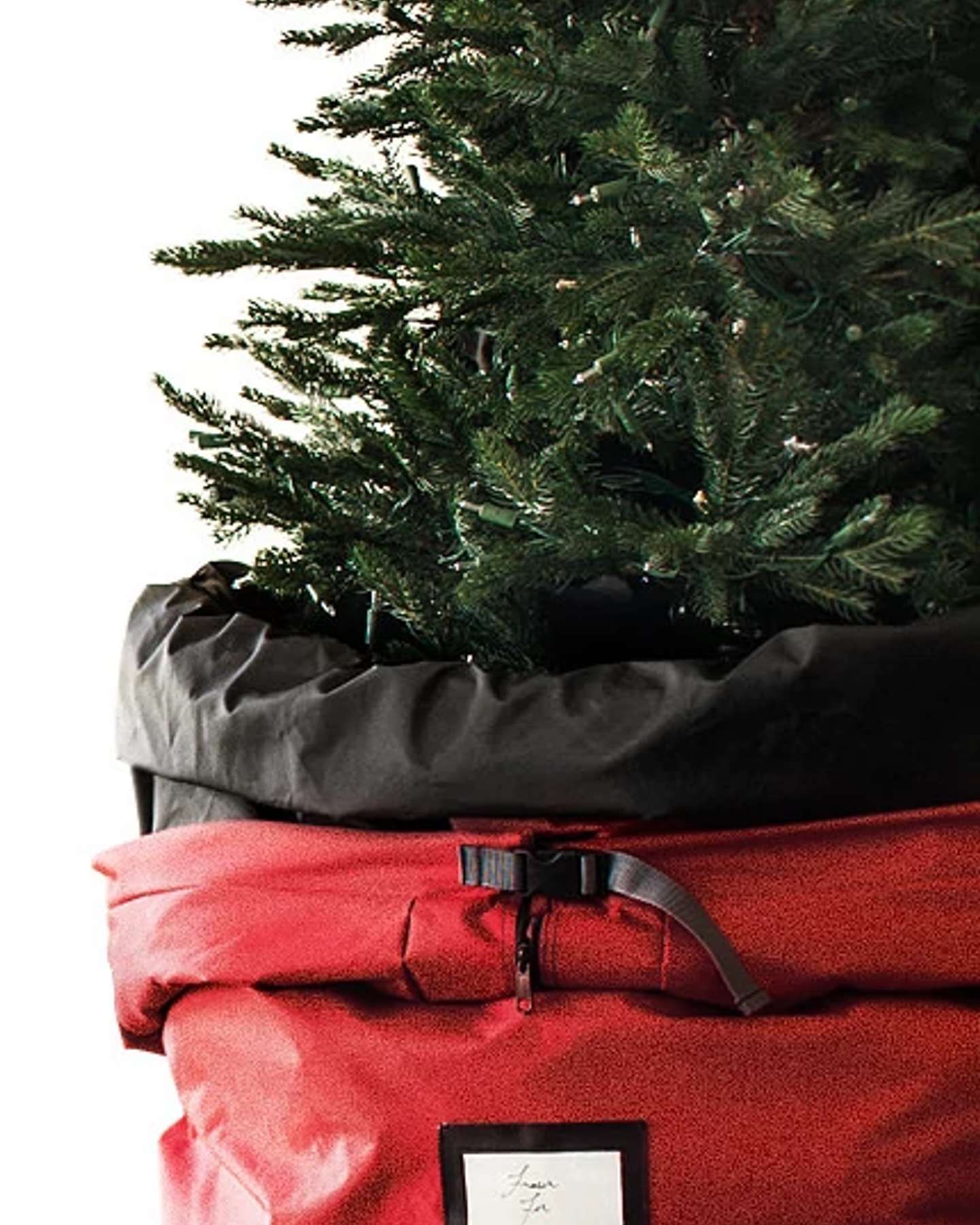 Balsam Hill Rolling Christmas Tree Storage Bag with Smooth-Gliding Wheels