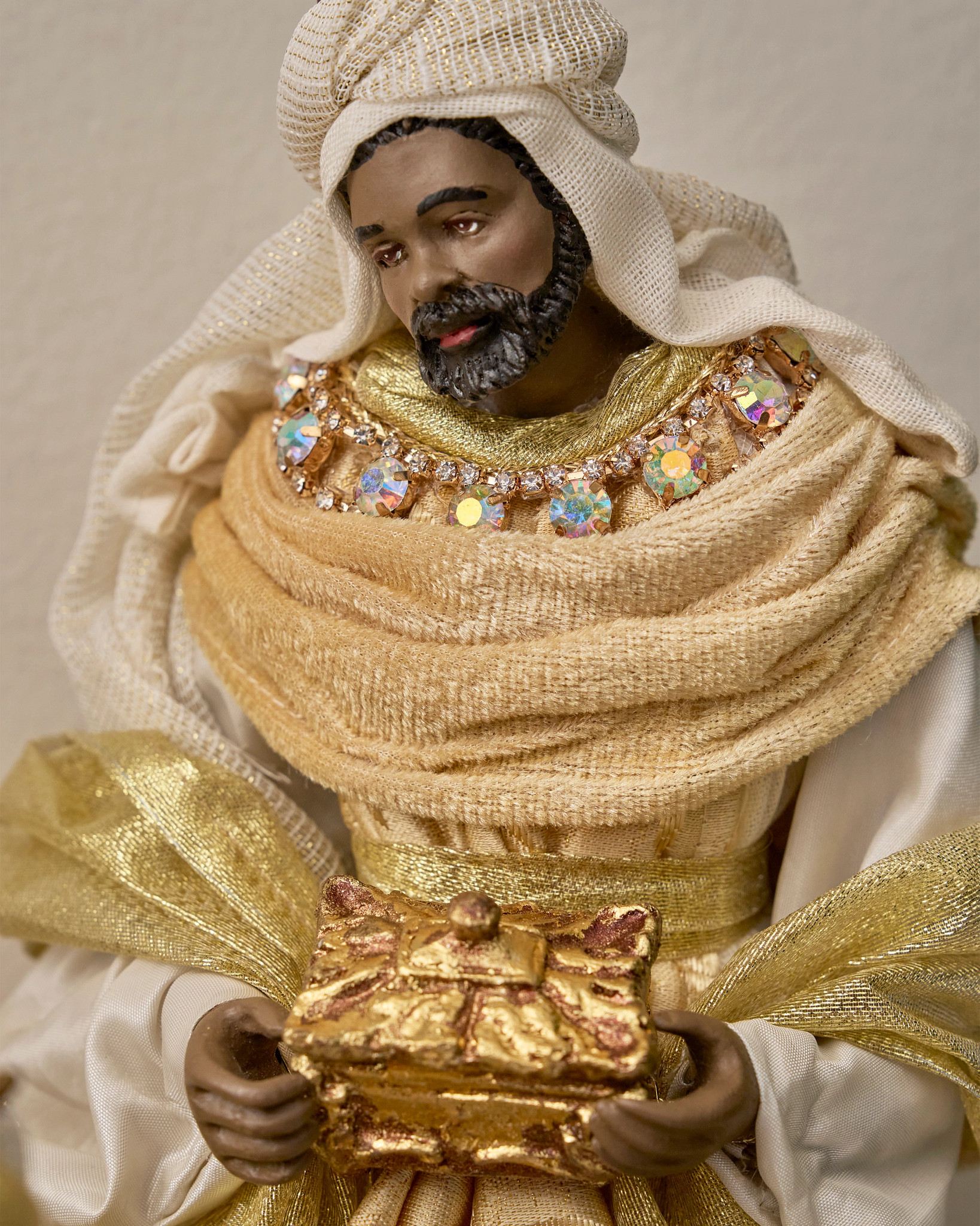 Gold Classic Nativity Set | Balsam Hill