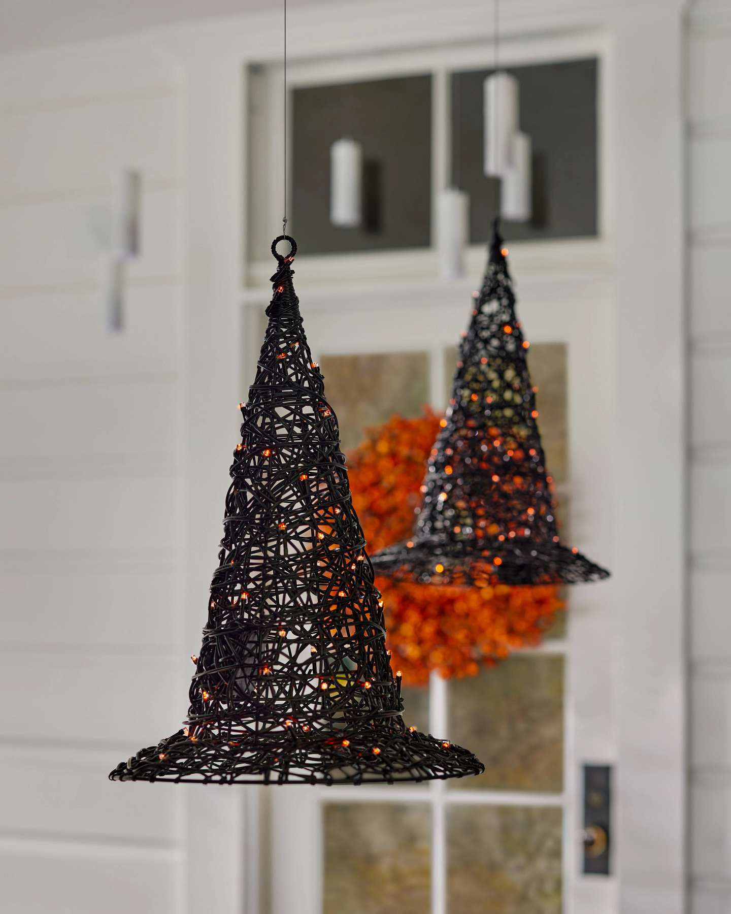 Balsam Hill Lit Spellbound Wire Witch Hat Lifestyle Display