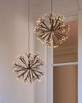 Brown Outdoor Cluster Fairy Starburst Light Set Brown Outdoor Cluster Fairy Starburst Light Set