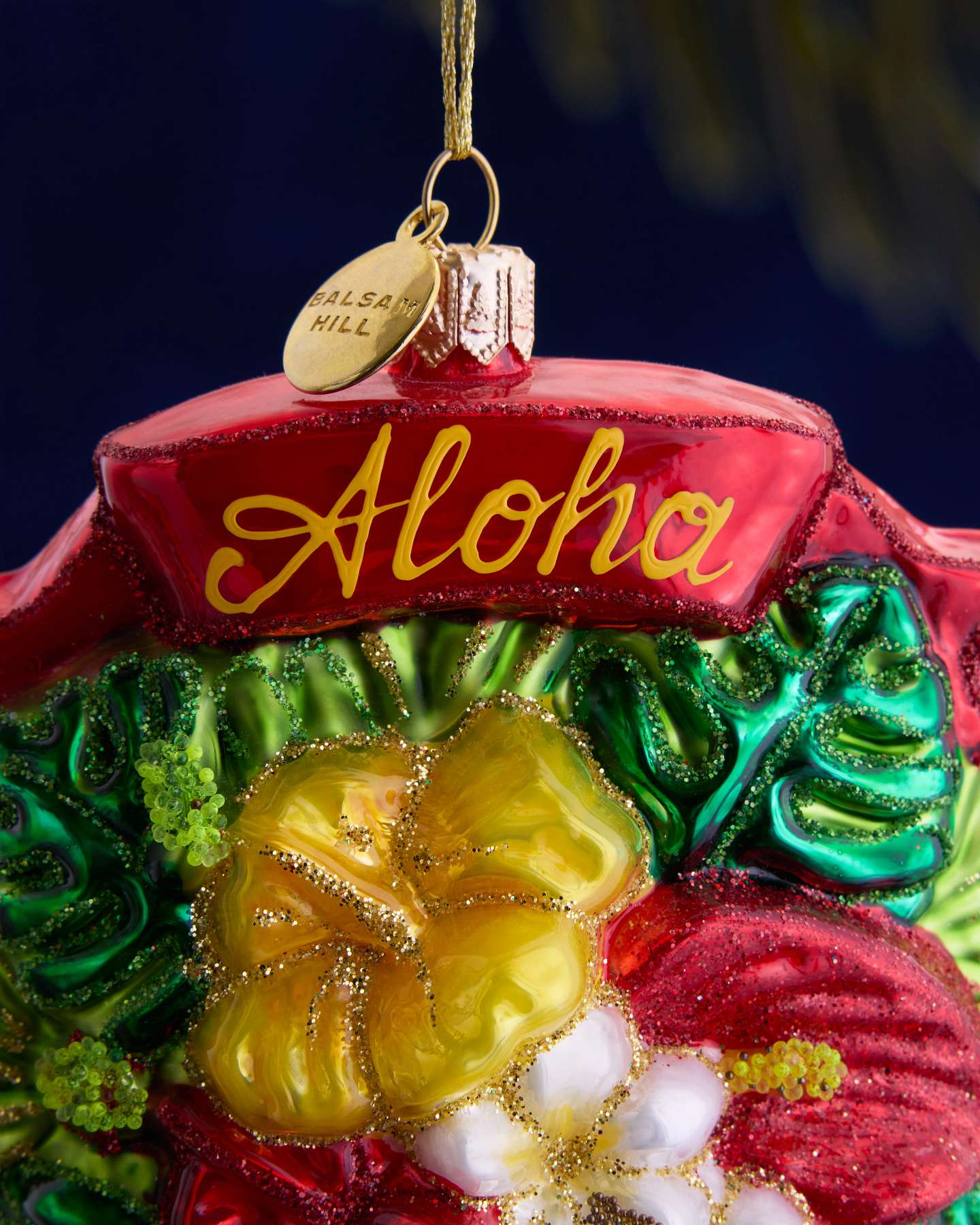 Balsam Hill Studio Hawaiian Flowers Ornament