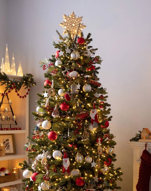Vintage Beaded Christmas Tree Garland | Balsam Hill