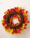 Outdoor Falling Leaves Wreath Closeup 30 by Balsam Hill