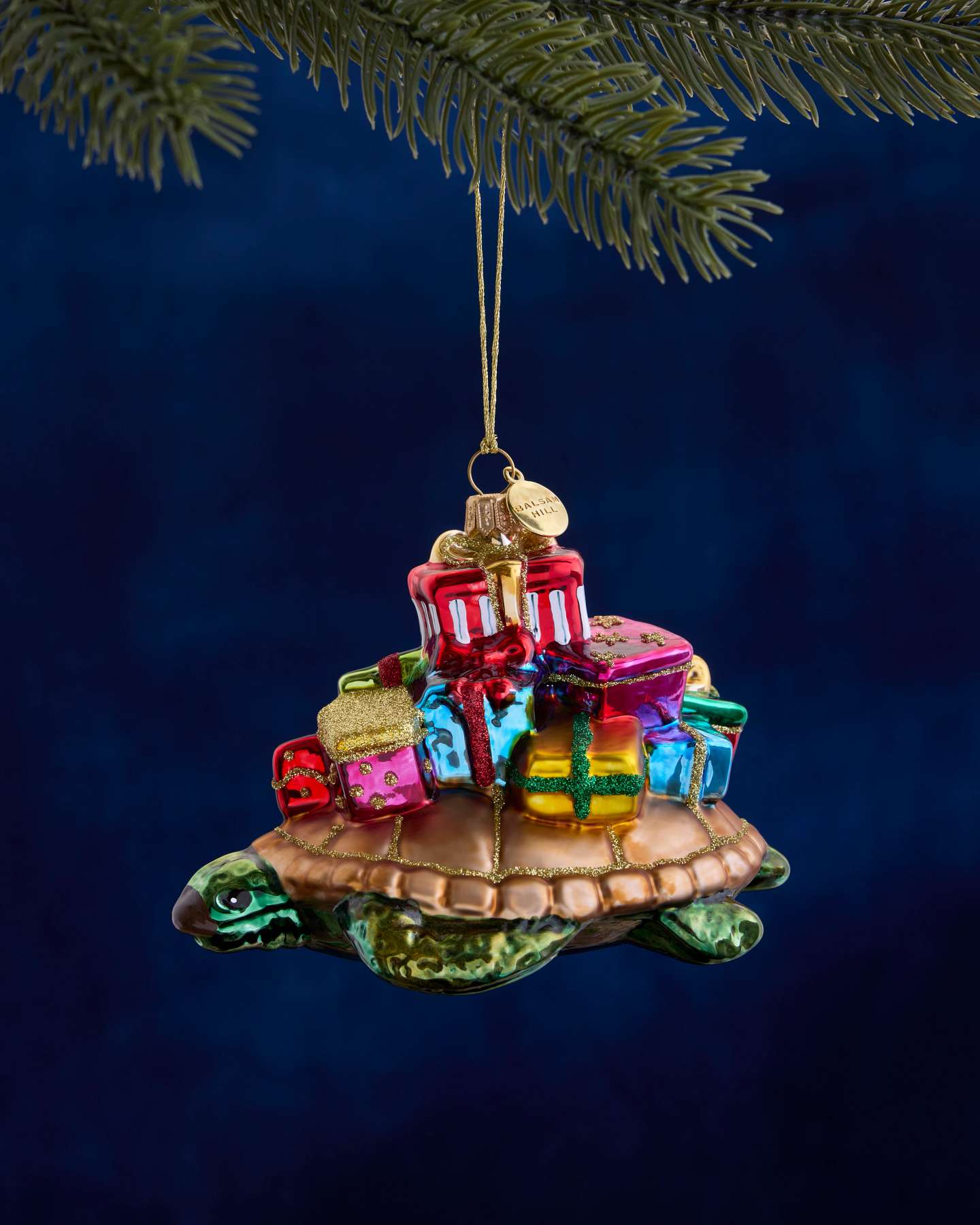 Balsam Hill Studio Honu with Gifts Ornament