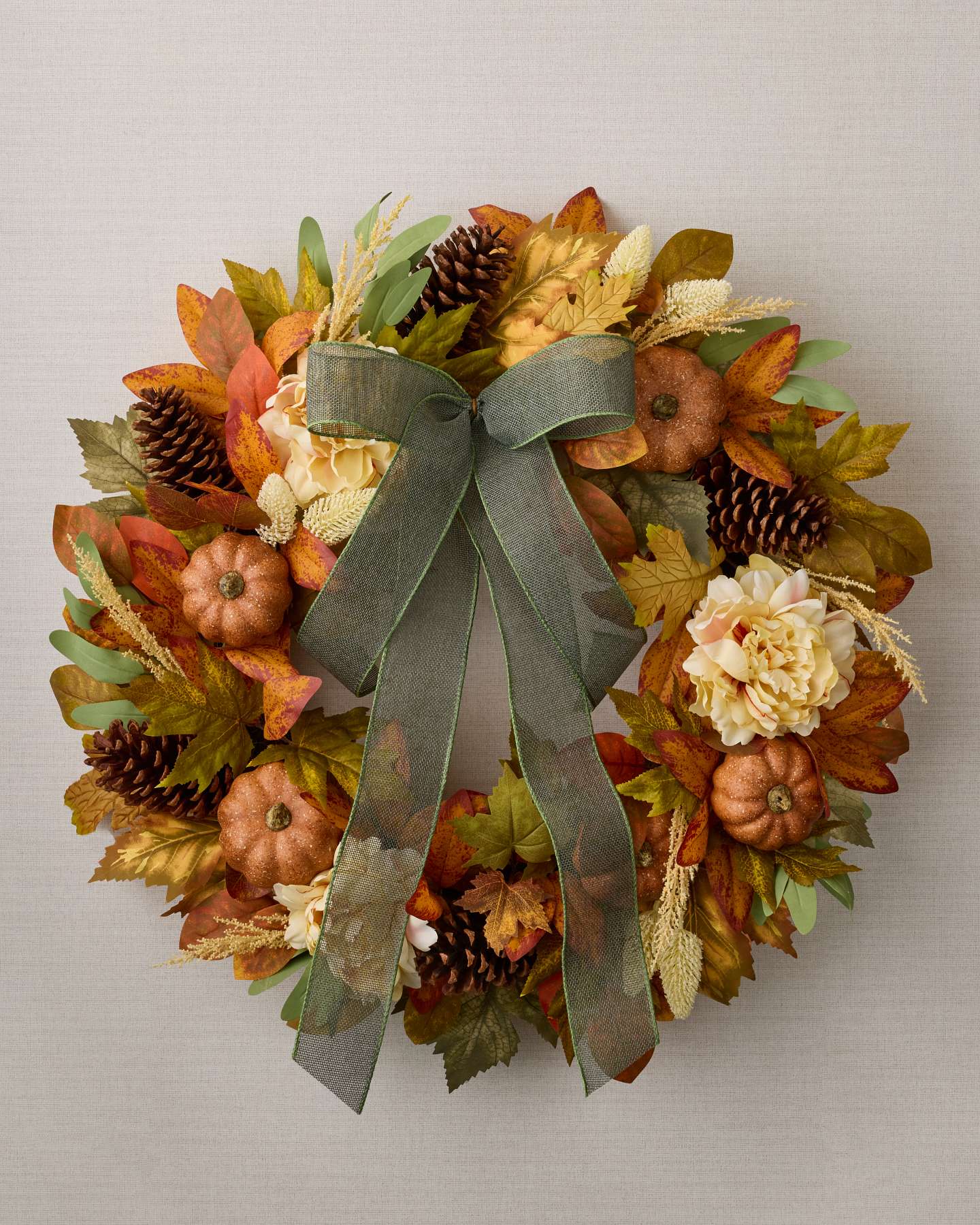 26in Autumn Meadow Wreath by Balsam Hill SSC 10