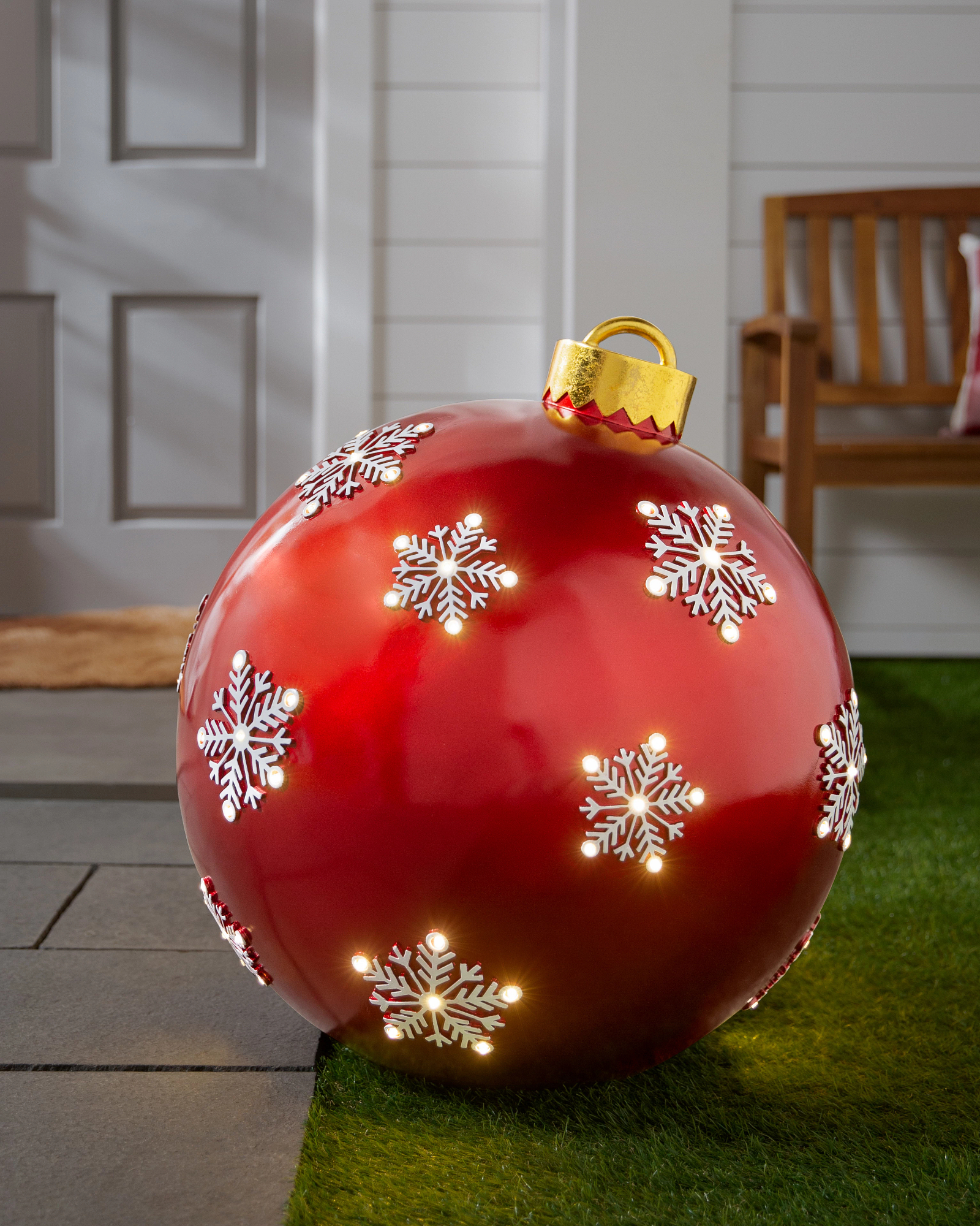 Large on sale christmas balls