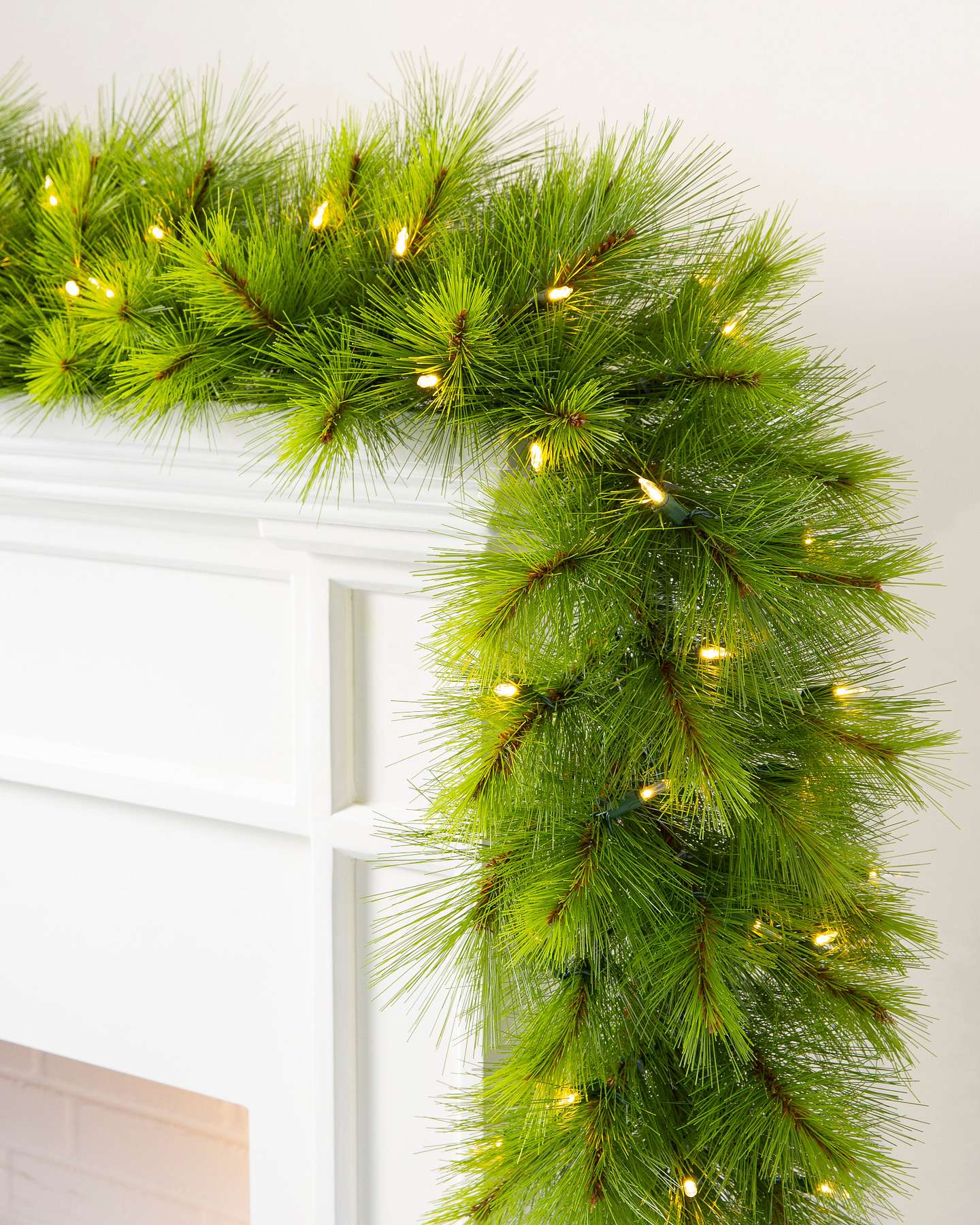 Balsam Hill Monterey Pine Christmas Garland 300cm With LED Clear Lights