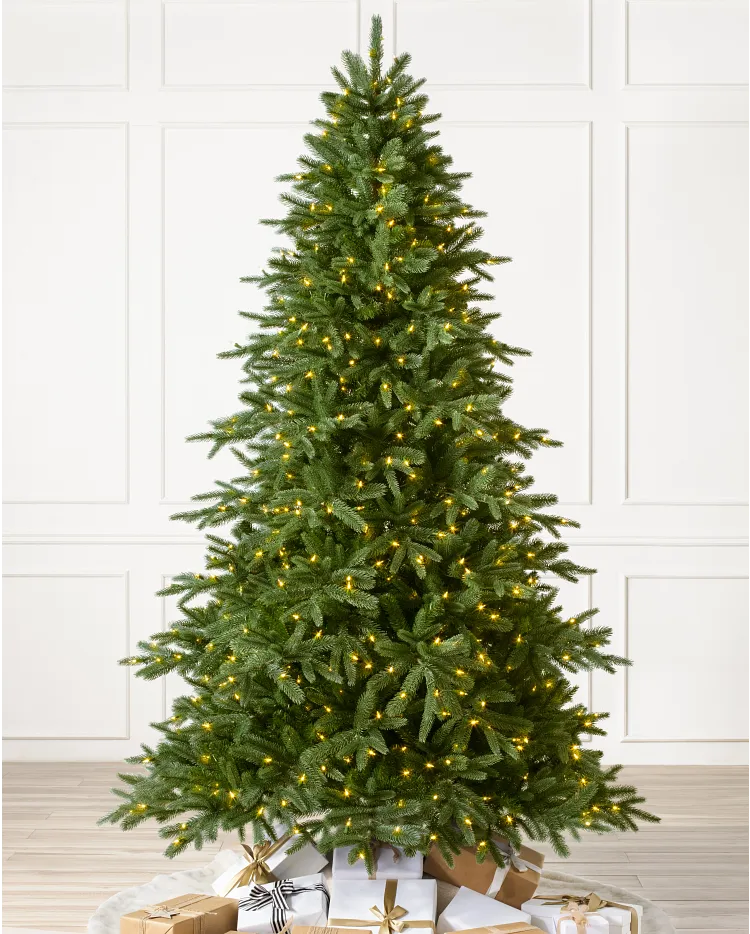 Balsam Hill 6ft Pre-Lit European Silver Fir Artificial Christmas Tree with  LED Candlelight Clear Lights
