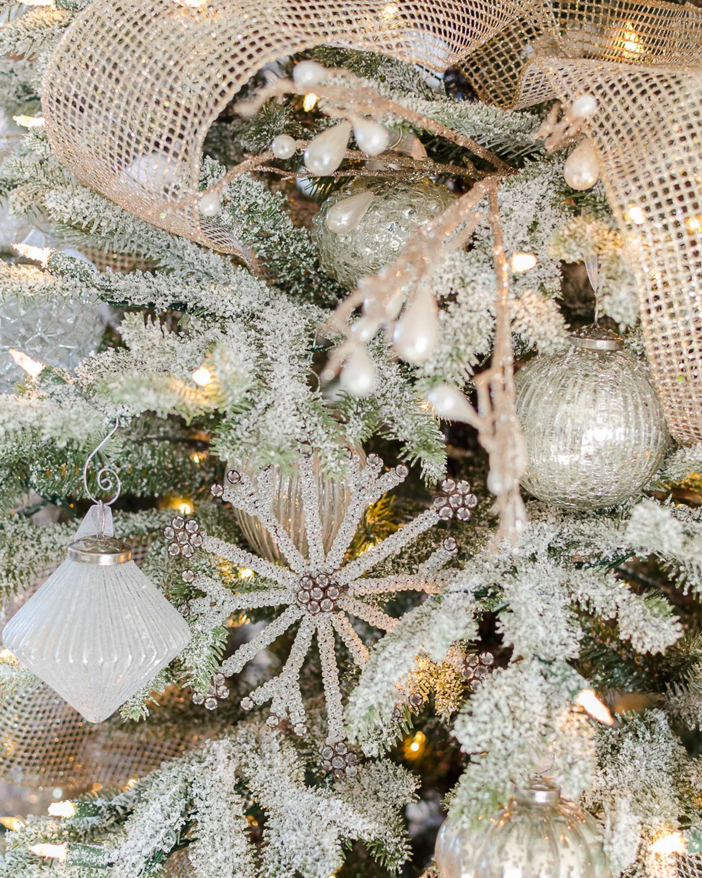 Balsam Hill French Country Christmas Ornament Set of 12 A Burst of Beautiful Blog Feature Closeup