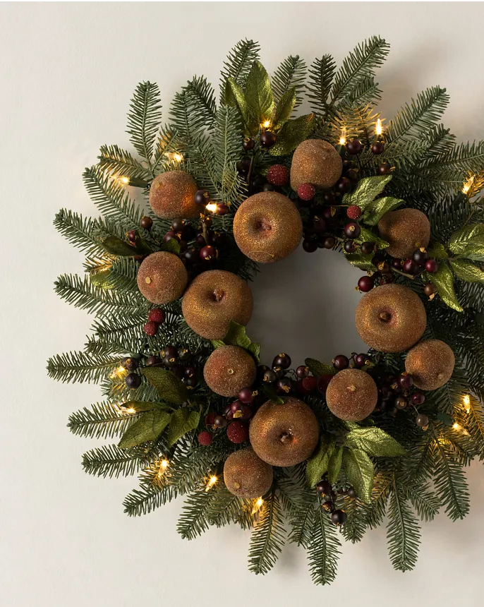 Battery Operated Artificial Christmas Foliage Balsam Hill