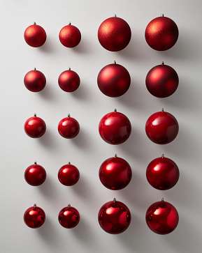 Red BH Signature Shatter-Resistant Ornaments Red BH Signature Shatter-Resistant Ornaments