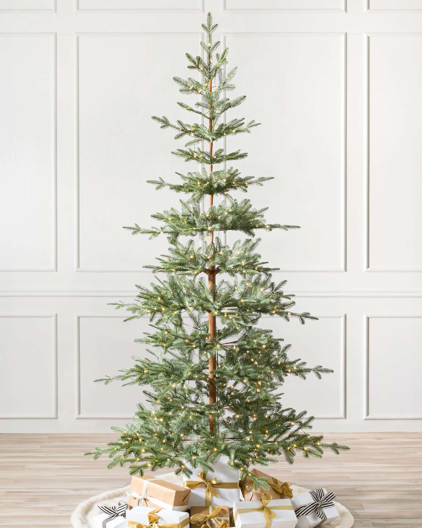 Balsam Hill Alpine Balsam Fir Artificial Christmas TreeClear LED Full Display