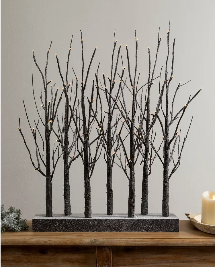 Snowy Branch LED Tabletop Tree Grove Balsam Hill