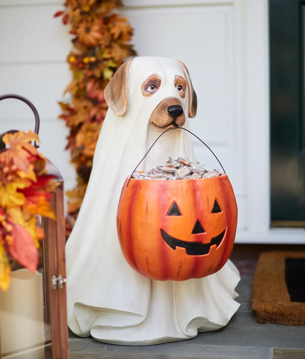 Life-Size Ghost Dog Candy Bowl