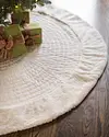 Ivory Berkshire Quilted Tree Skirt by Balsam Hill SSC 10