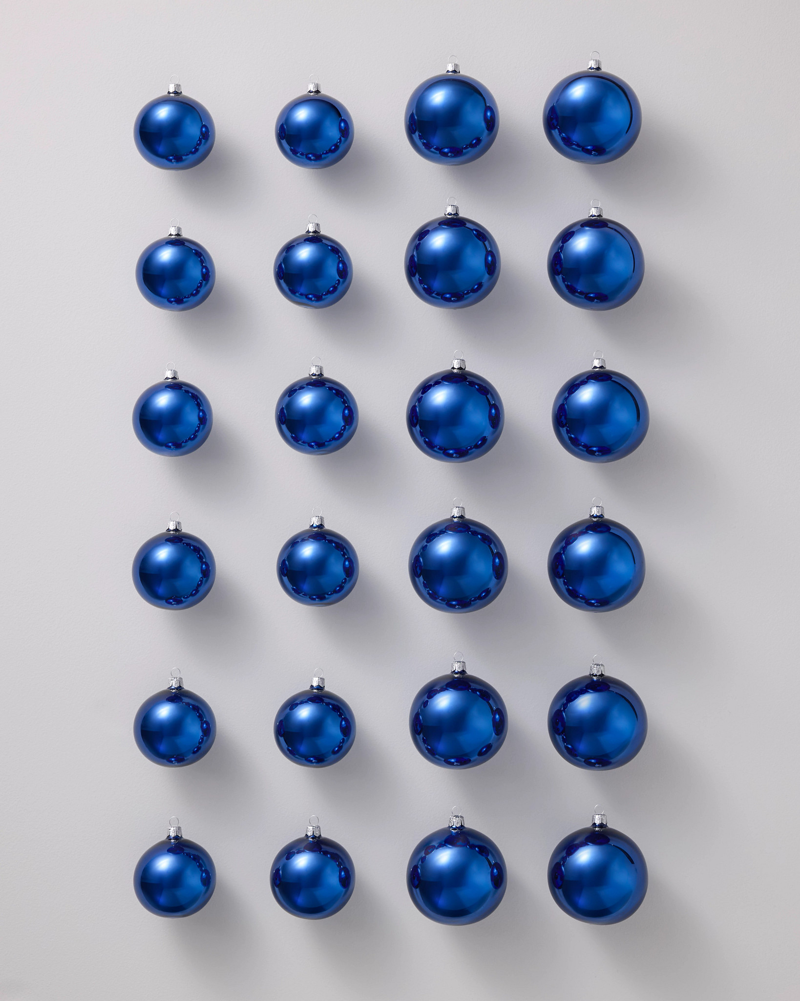 Navy Blue BH Essentials Pearlescent Ornament Set