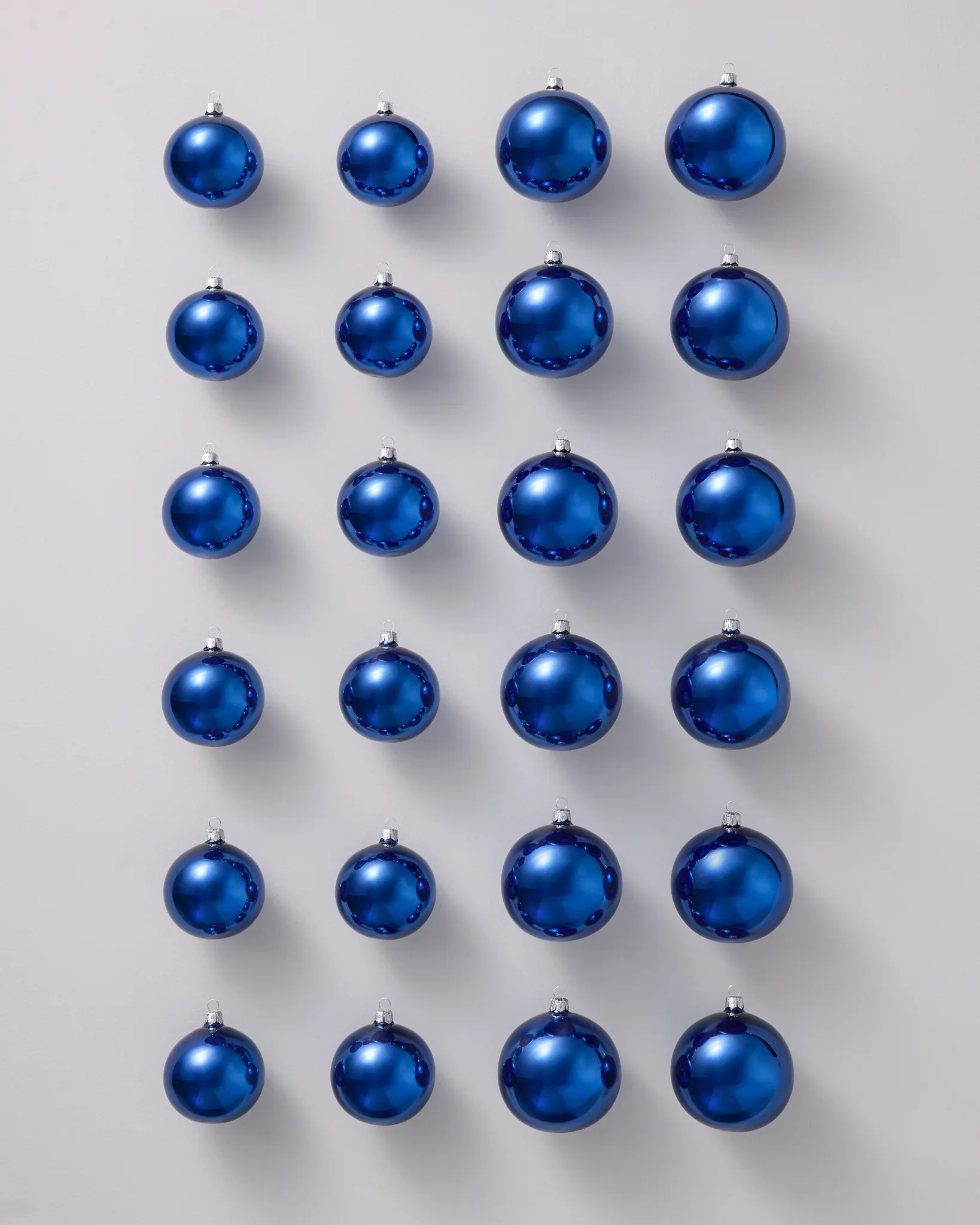Navy Blue BH Essentials Pearlescent Ornament Set
