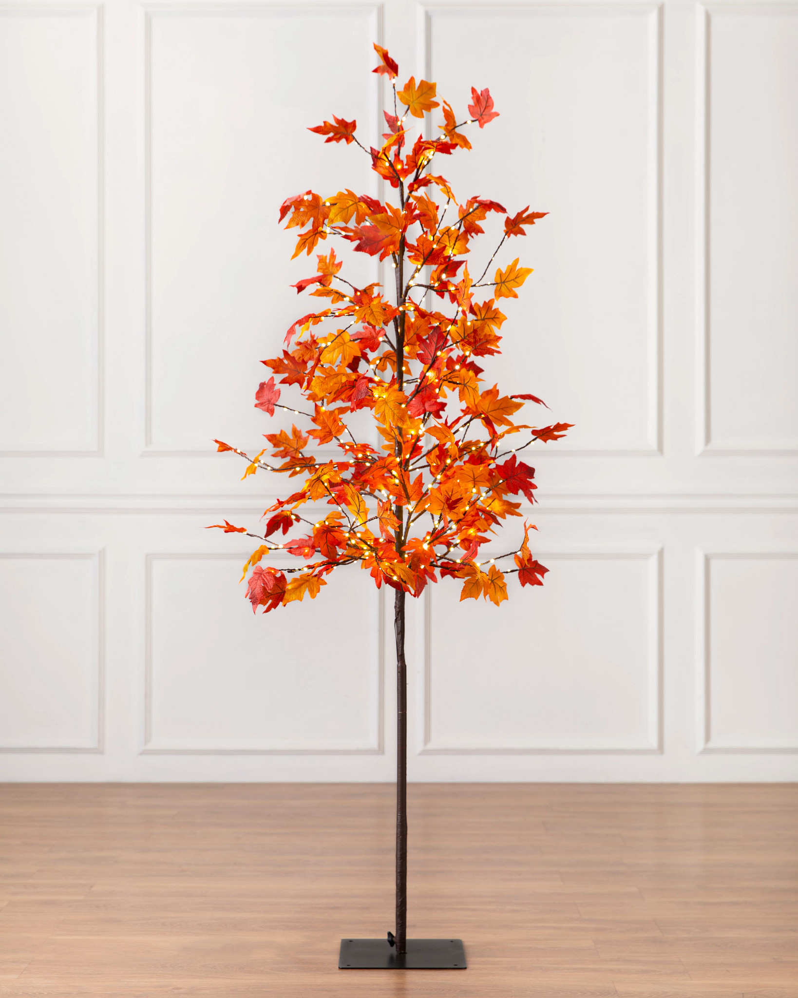 Outdoor Led Artificial Autumn Maple Tree Balsam Hill