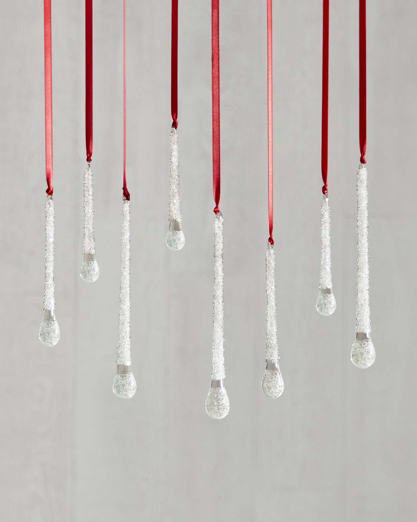 Balsam Hill Nordic Frost Christmas Ornament Set Lifestyle Capture