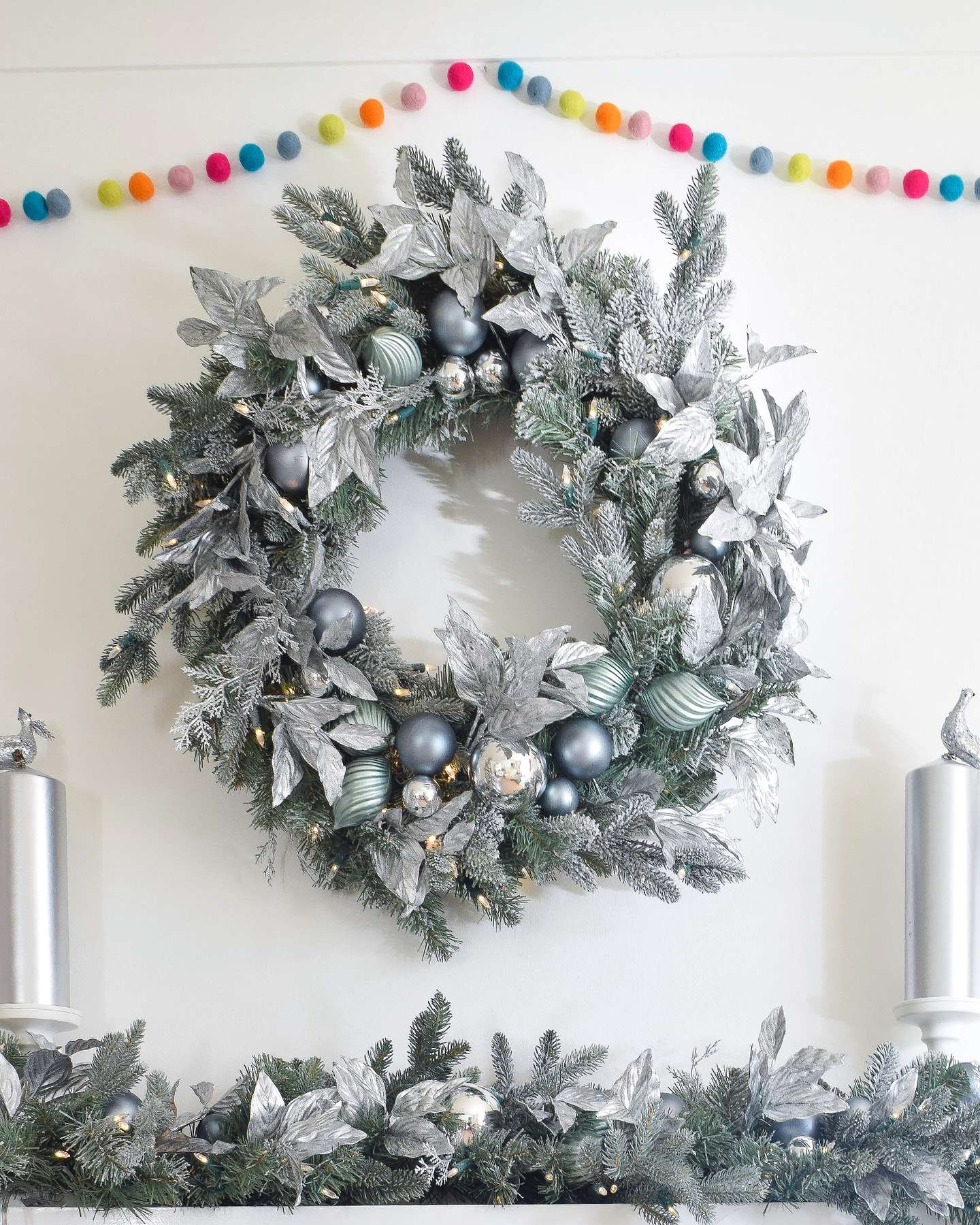 Balsam Hill Silver Frost Foliage A Slummy Mummy Blog Feature