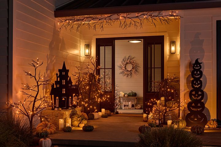 halloween house decorating ideas outside