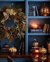 Lighted Iridescent Glass Pumpkins by Balsam Hill