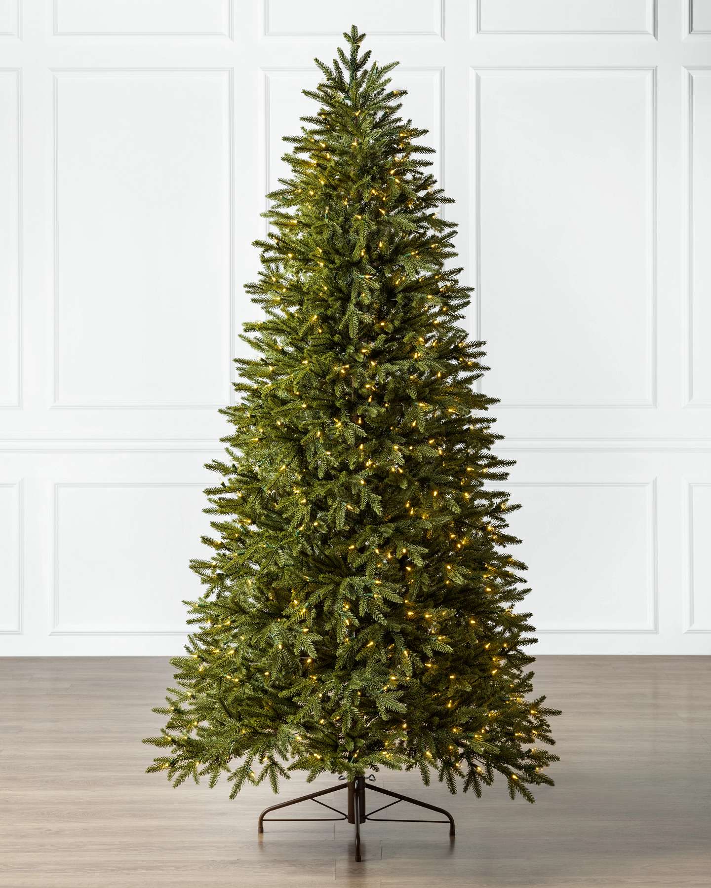 Balsam Hill Stratford Recycled Spruce Artificial Christmas Tree with Festive Decor