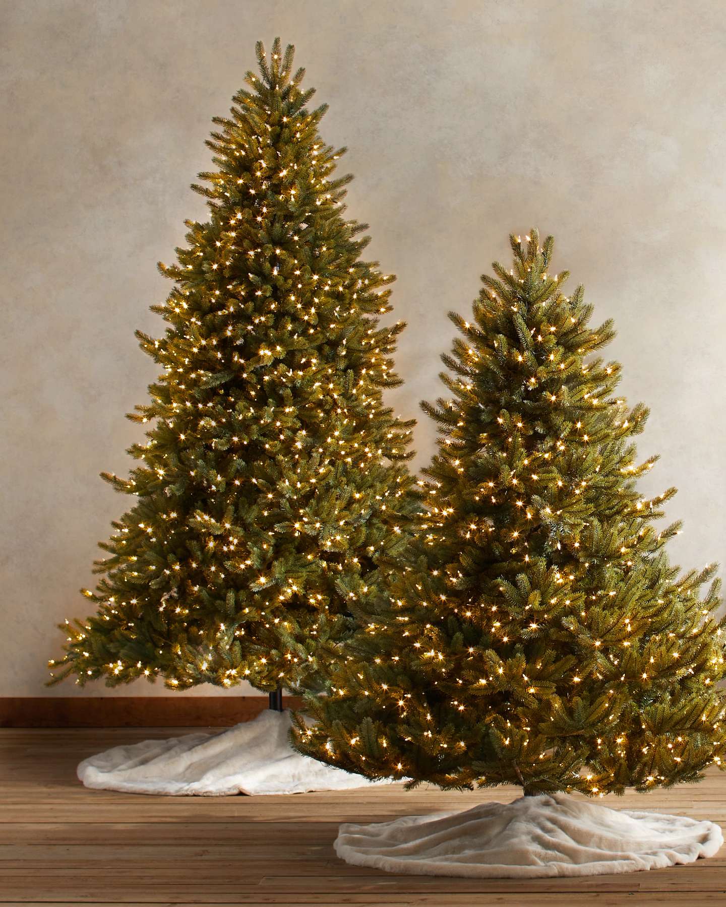 Balsam Hill Vermont White Spruce Artificial Christmas Tree in a Traditional Setting