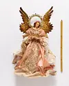 Rose Gold Holy Angel Tree Topper by Balsam Hill Closeup 20