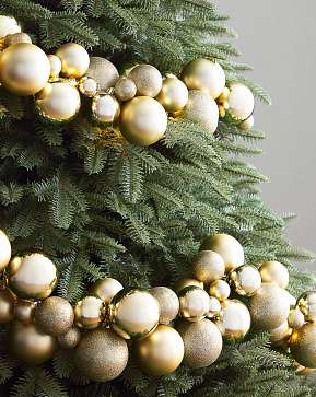 Champagne Gold Shatter Resistant Tree Garland Champagne Gold Shatter Resistant Tree Garland