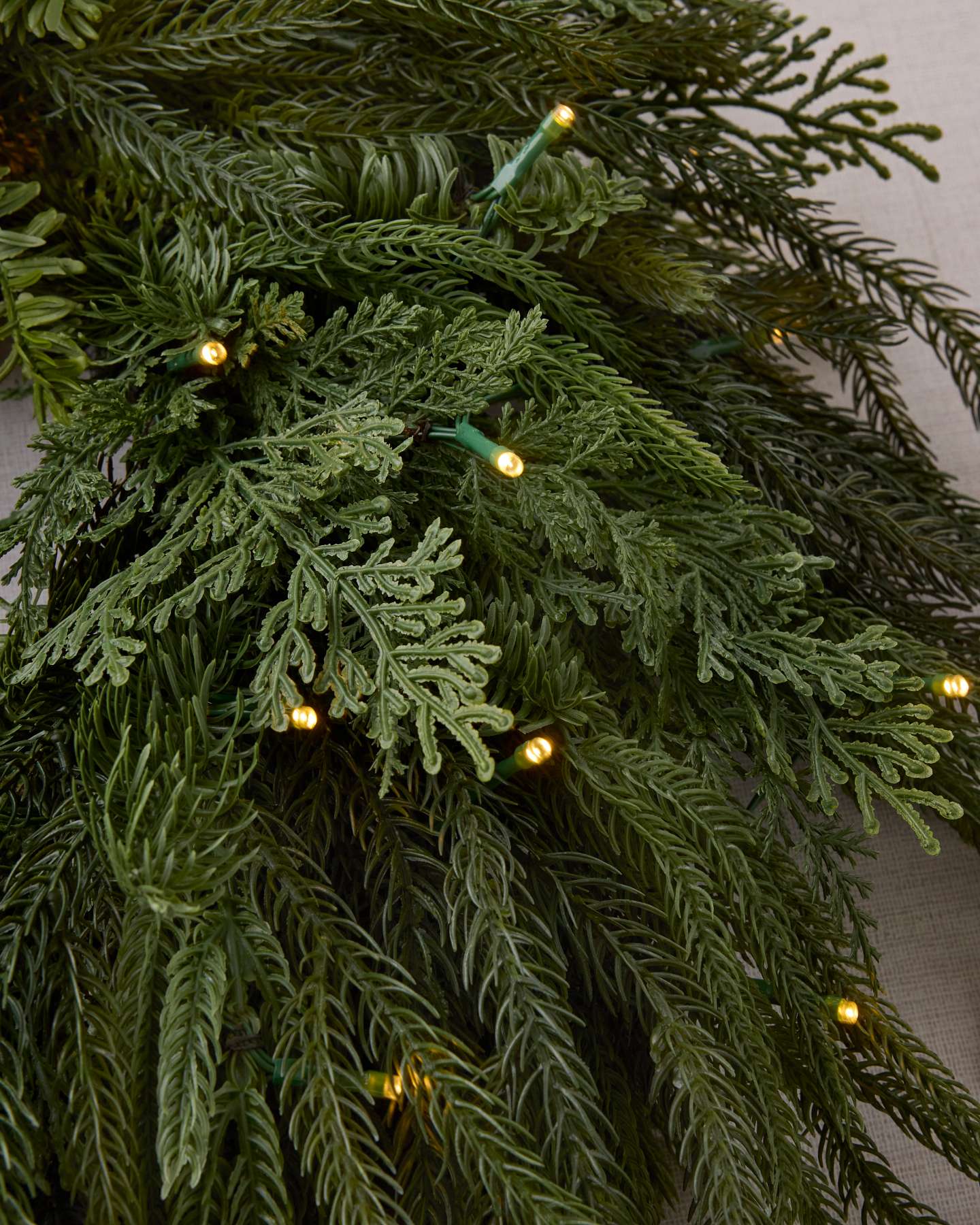 24" Real-Feel® Cypress Grove Wreath