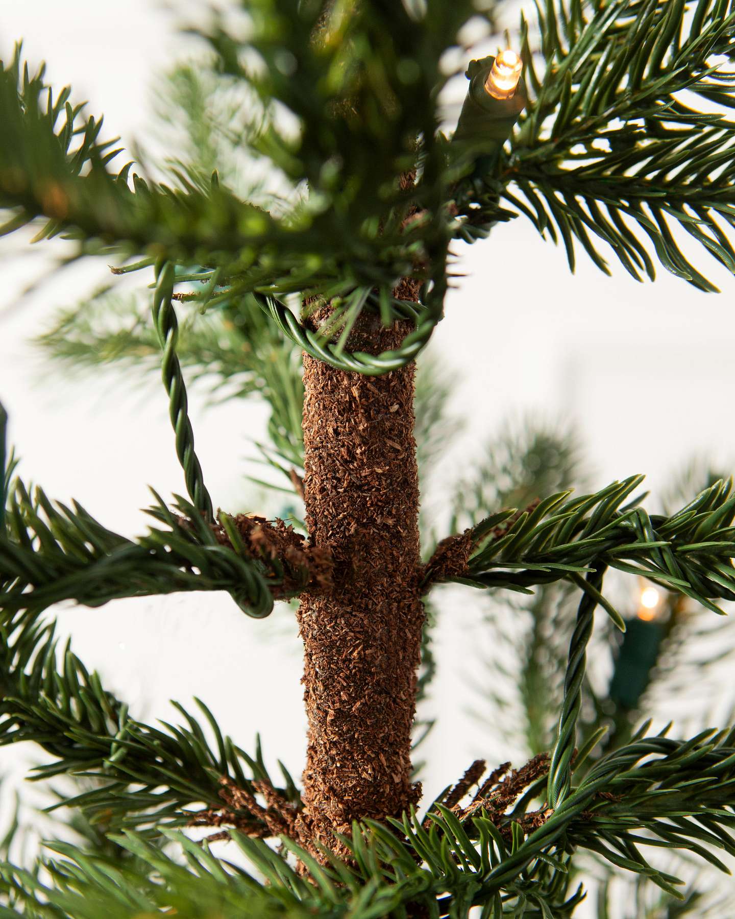 Balsam Hill 4-Foot Country Farm Fir Potted Artificial Christmas Tree Trunk Display