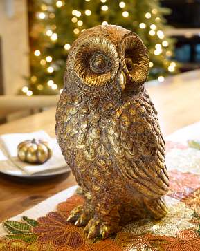Bronzed Tabletop Owl Bronzed Tabletop Owl