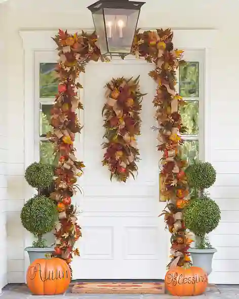 Fall Harvest Garland by Balsam Hill Lifestyle 10