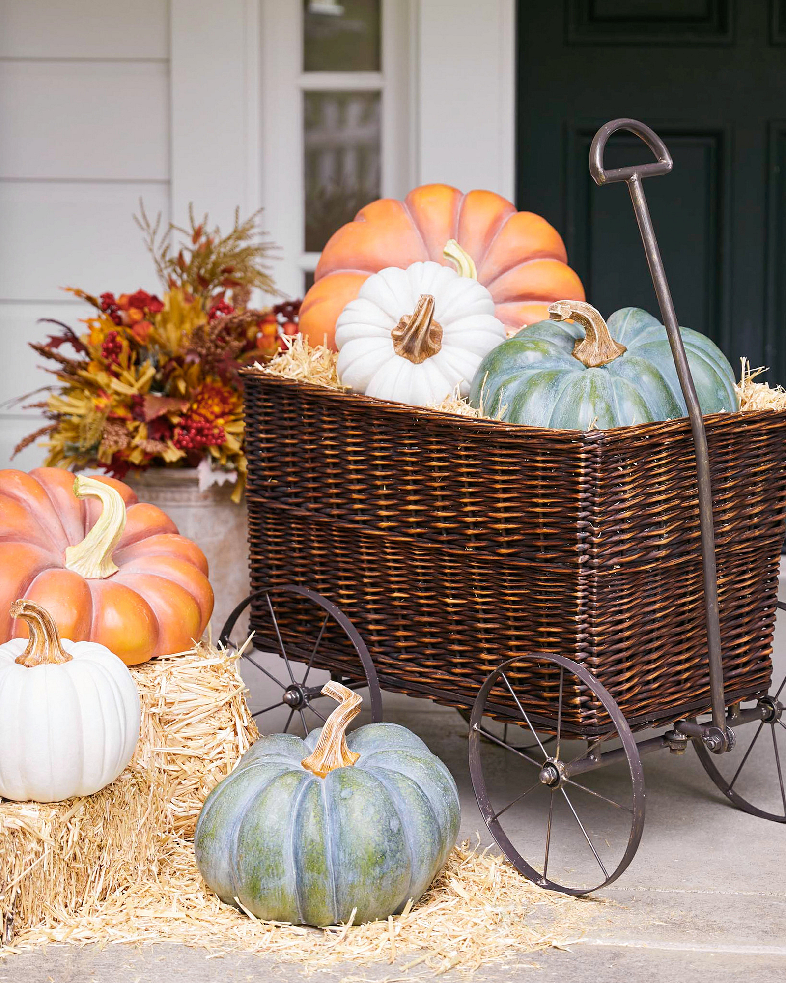 Outdoor online pumpkin decor