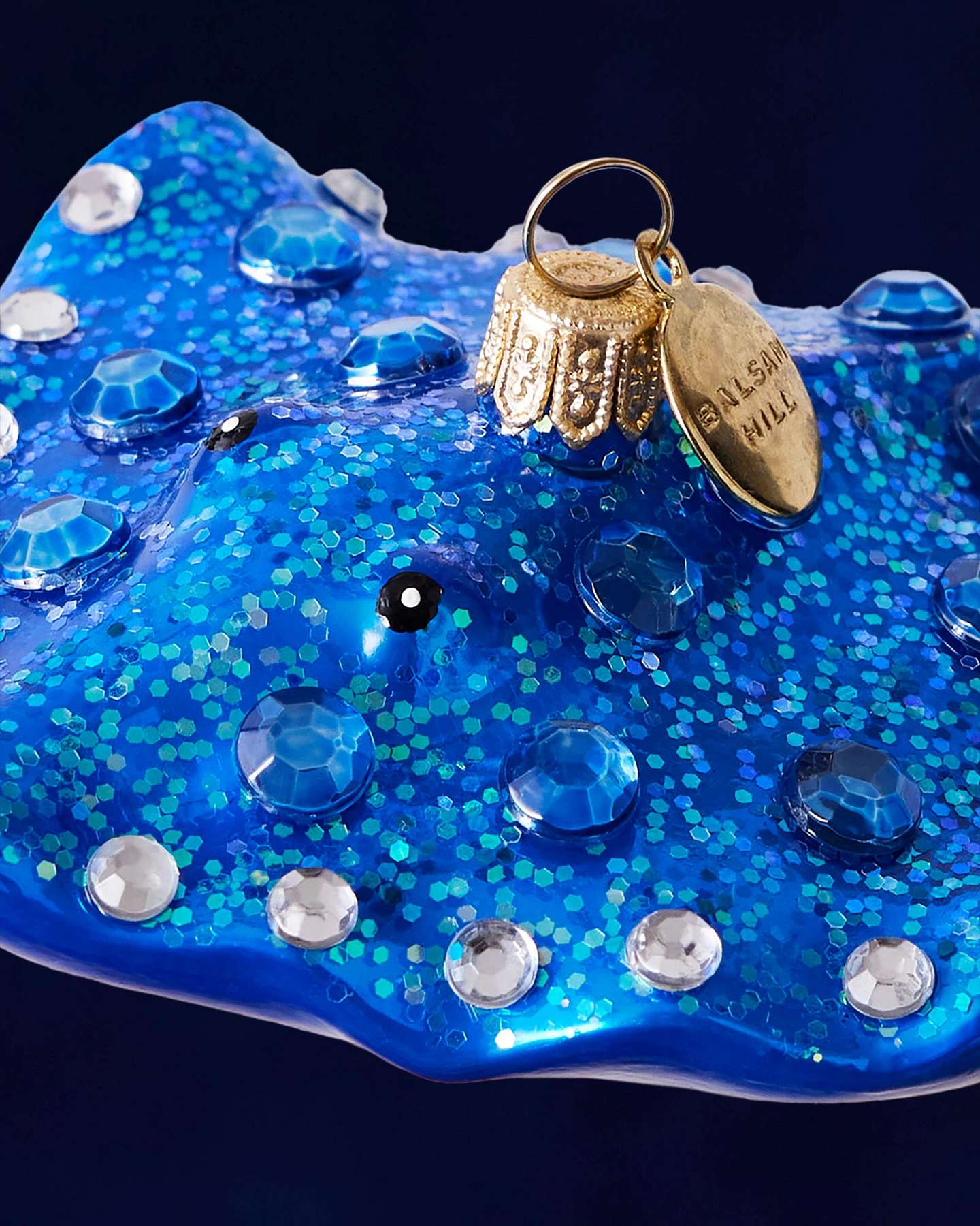 Balsam Hill Studio Blue Stingray Ornament