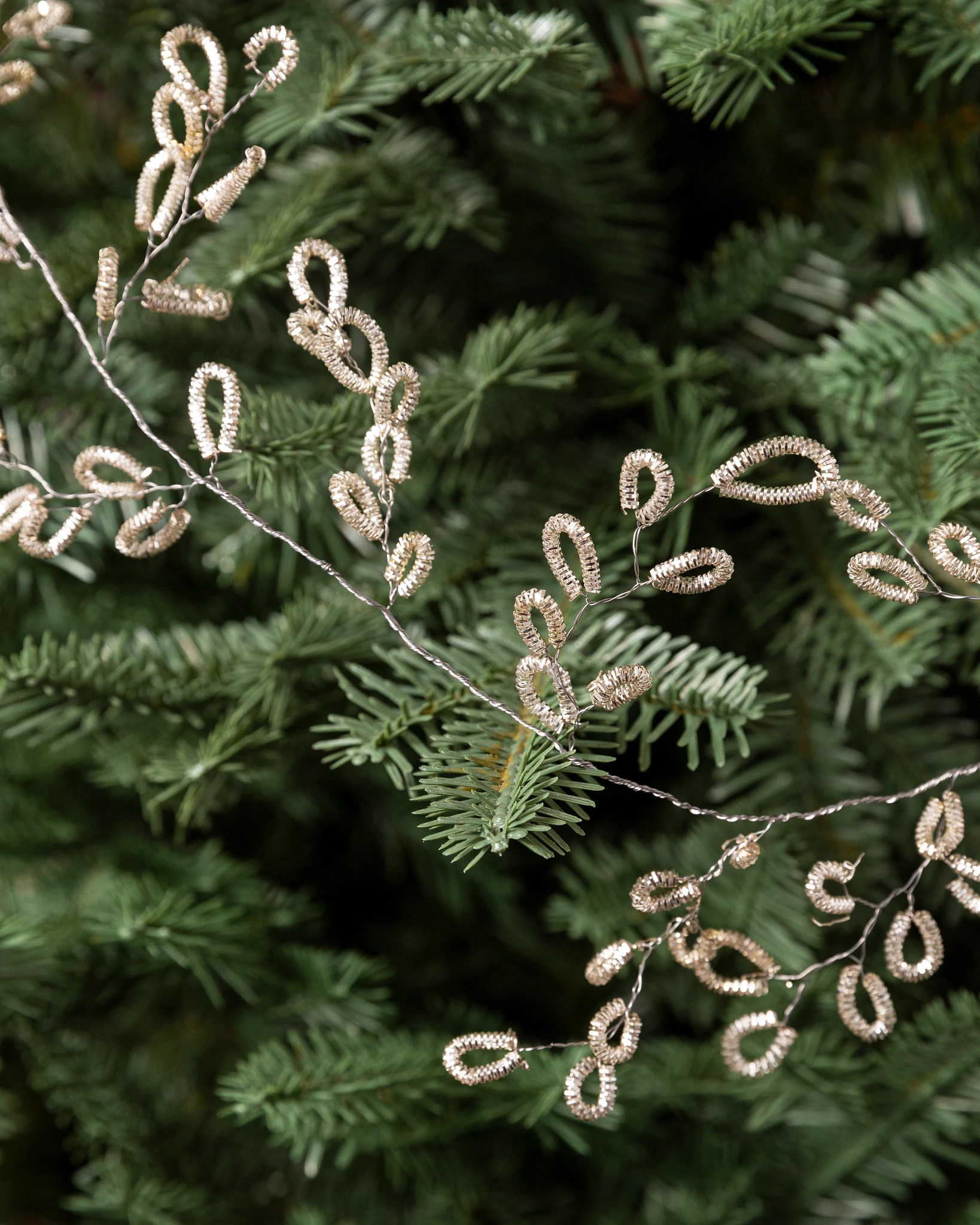 Silver Bullion Garland Set of 3 by Balsam Hill