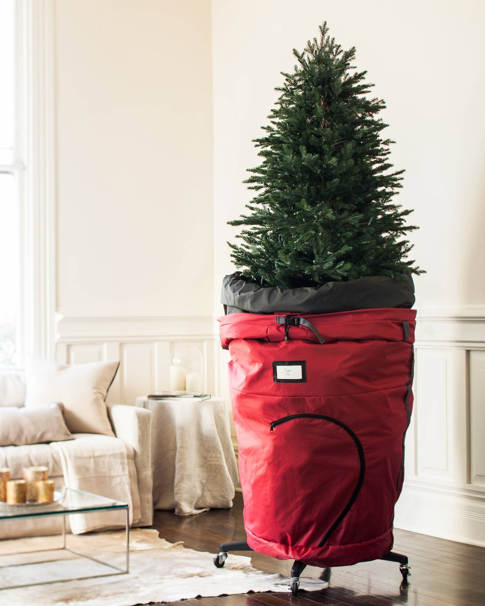 Rolling Christmas Tree Storage Bag Balsam Hill Bag For Christmas Tree