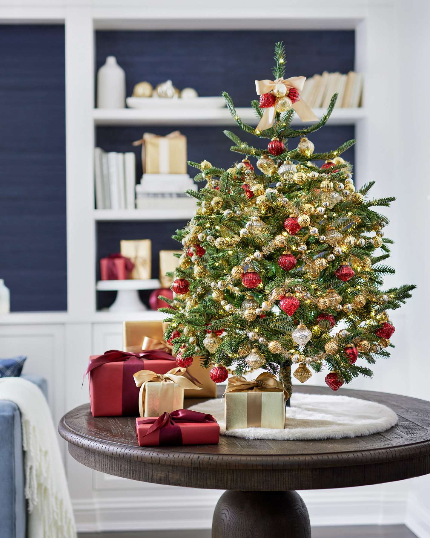Balsam Hill Baby Nordmann Artificial Christmas Tree Table Display
