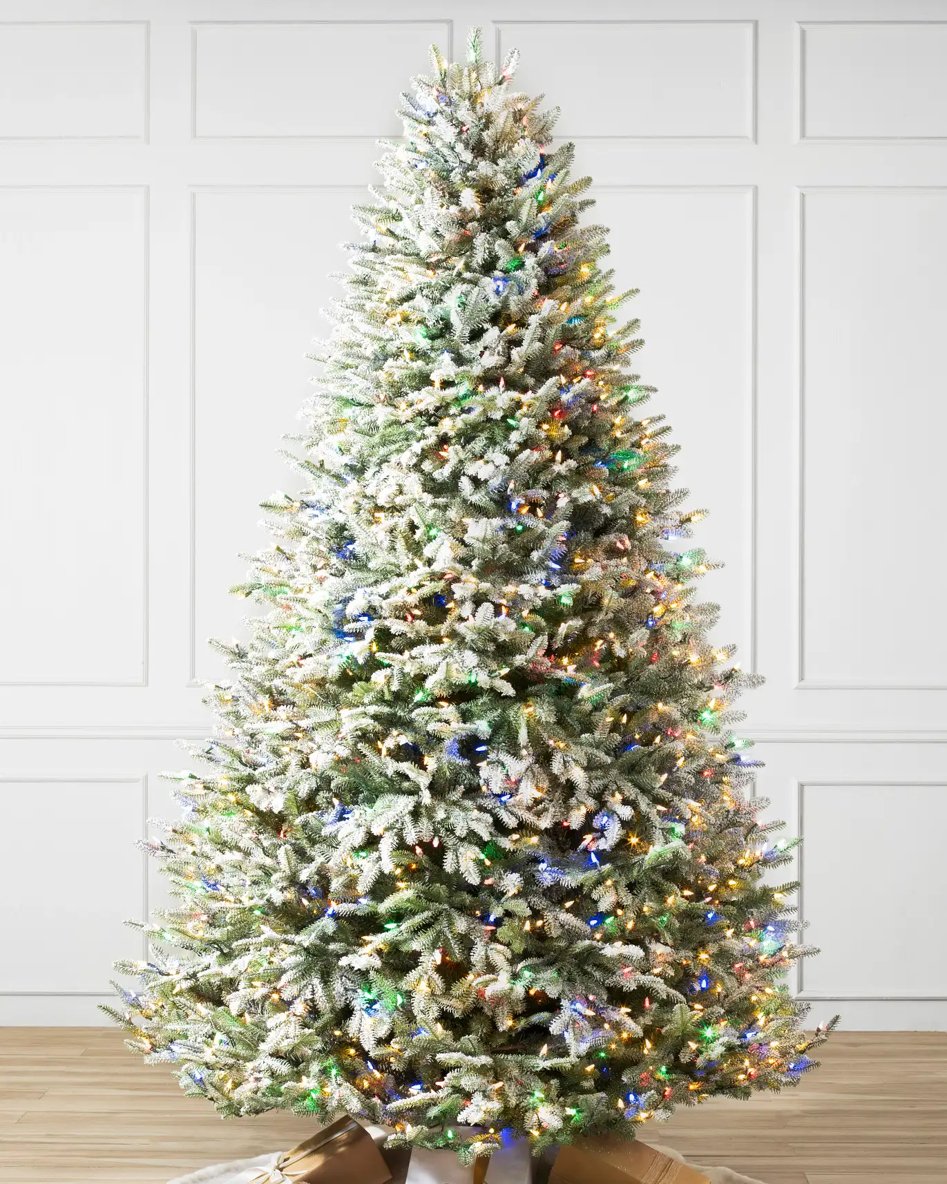 Image of 7.5ft Frosted Balsam Fir Christmas Tree
